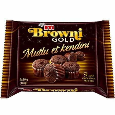 ETI Browni Adicto Gold Brownie Cake 9pcs *20g