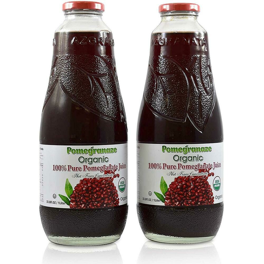 Organic Pomegranate Juice 1L Glass
