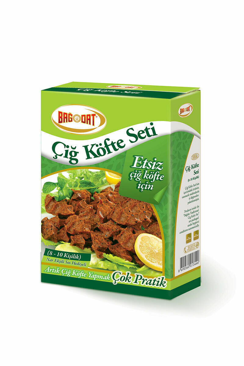 Bagdat Etsiz Cig Kofte Seti (Raw Meatball Mix Set) 500g