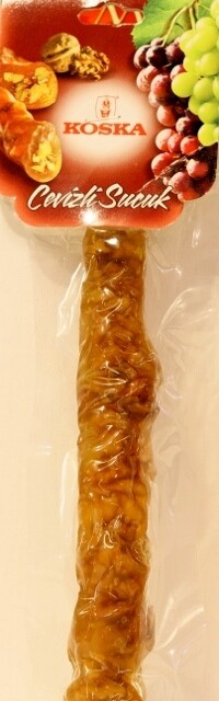 Koska Traditional Turkish Delights Single Stick (Cevizli Sucuk Sweet Walnut Soujouk)