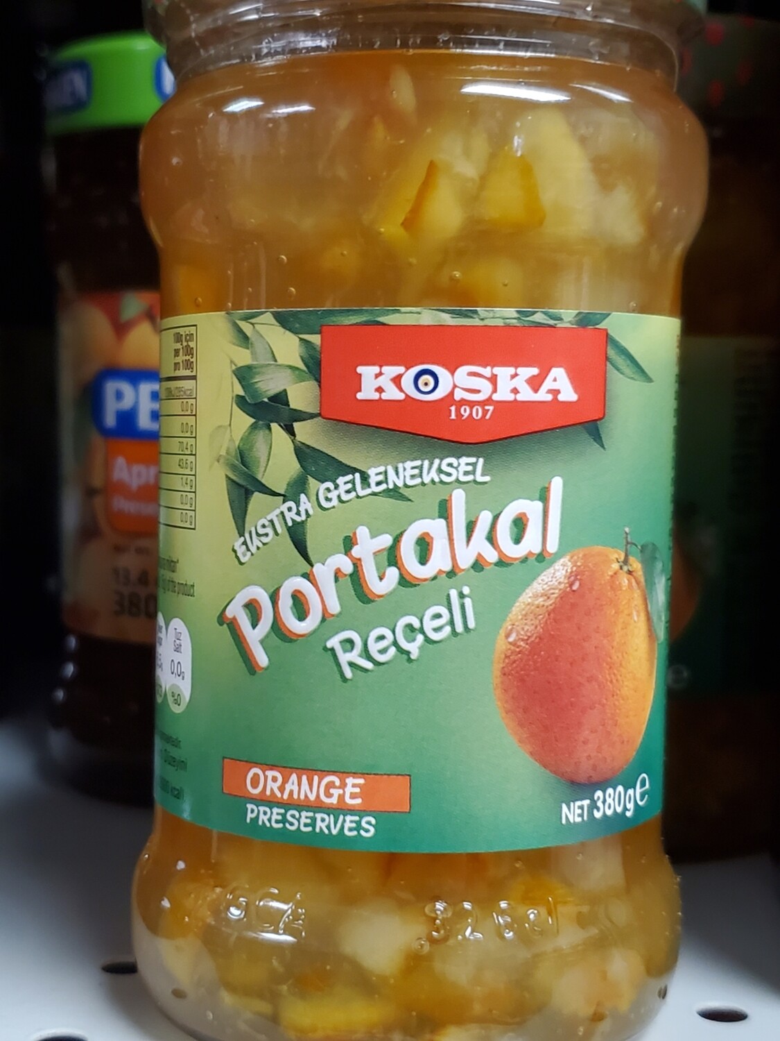 Koska Orange Jam Preserve Portakal Receli 380g