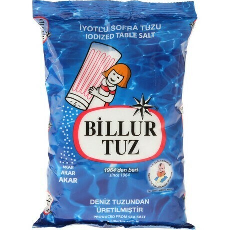 Billur Tuz Iyotlu (Salt Iodined 750g)