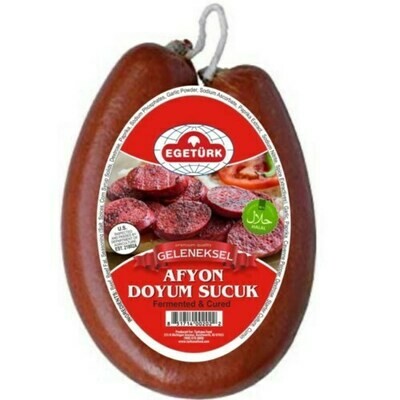 EGETURK Afyon Doyum Sucuk Mild Halal 1lb