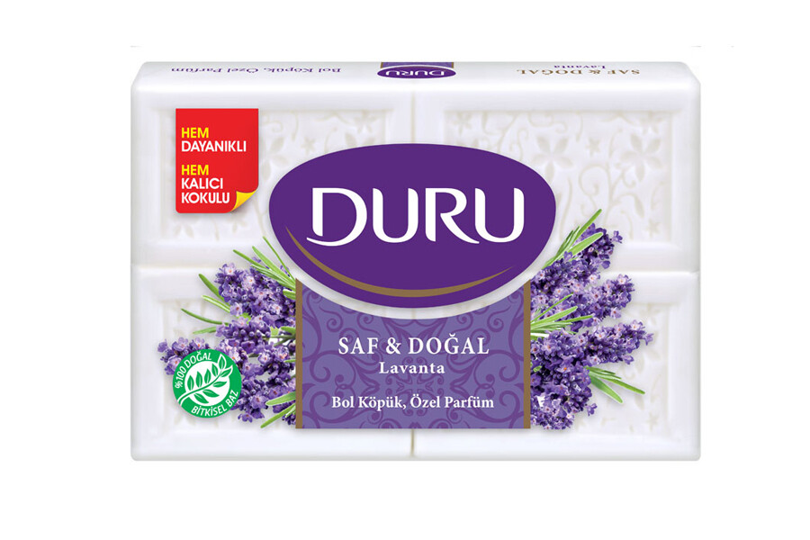 DURU PURE&NATURAL LEVANDER SOAP 150Gx4