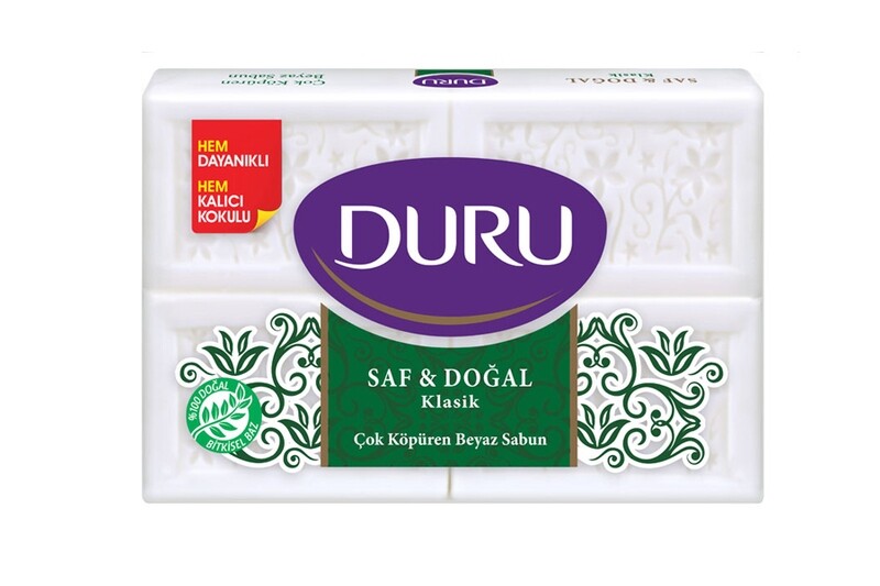 DURU Pure&amp;natural Classic Soap 150g x4pcs