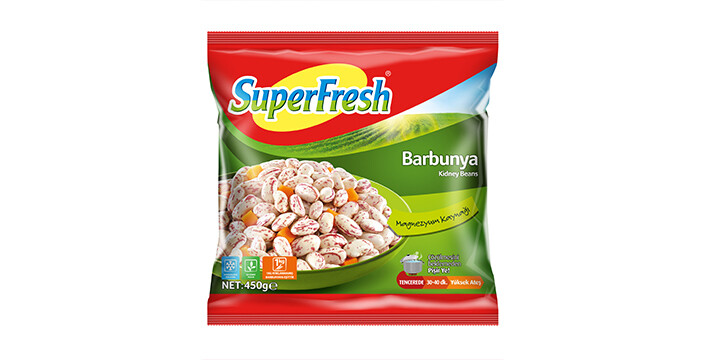 SUPERFRESH Kidney Beans 450g Barbunya (Frozen)