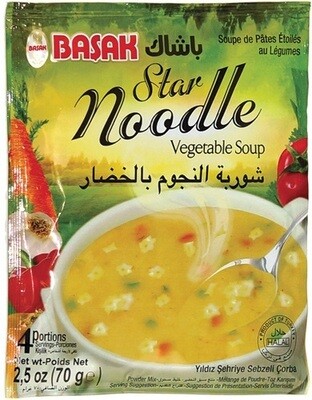 BASAK Vegetable Star Noodle Soup 75g