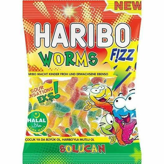 HARIBO Fizz Fizzy Worms 70g