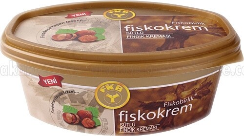 FISKOBIRLIK Fiskokrem HAZELNUT PASTE with milk 400GR