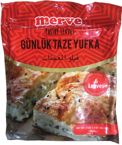 MERVE Gunluk Taze Yufka Daily Pastry Leaves 1kg