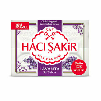 Haci Sakir BATH SOAP LAVENDER 4PK