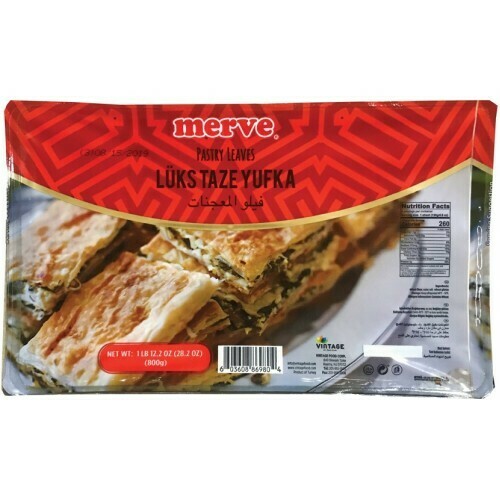 MERVE Lux Pastry Leaves Yufkas 800g In Box