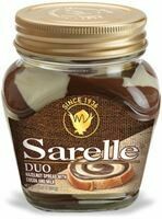 SARELLE DUO HAZELNUT SPREAD W COCOA AND MILK 350G SARELLE DUO HAZELNUT SPREAD W COCOA AND MILK 350G