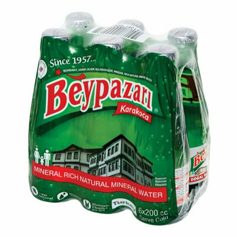BEYPAZARI Plain Mineral Water 200mL x 6pcs