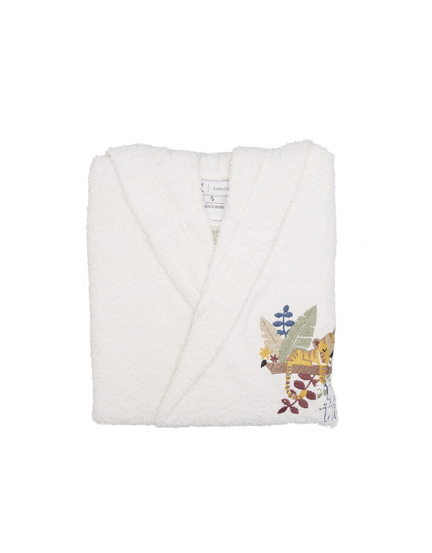 Bummer 6-8 Ages Bathrobe-offwhite