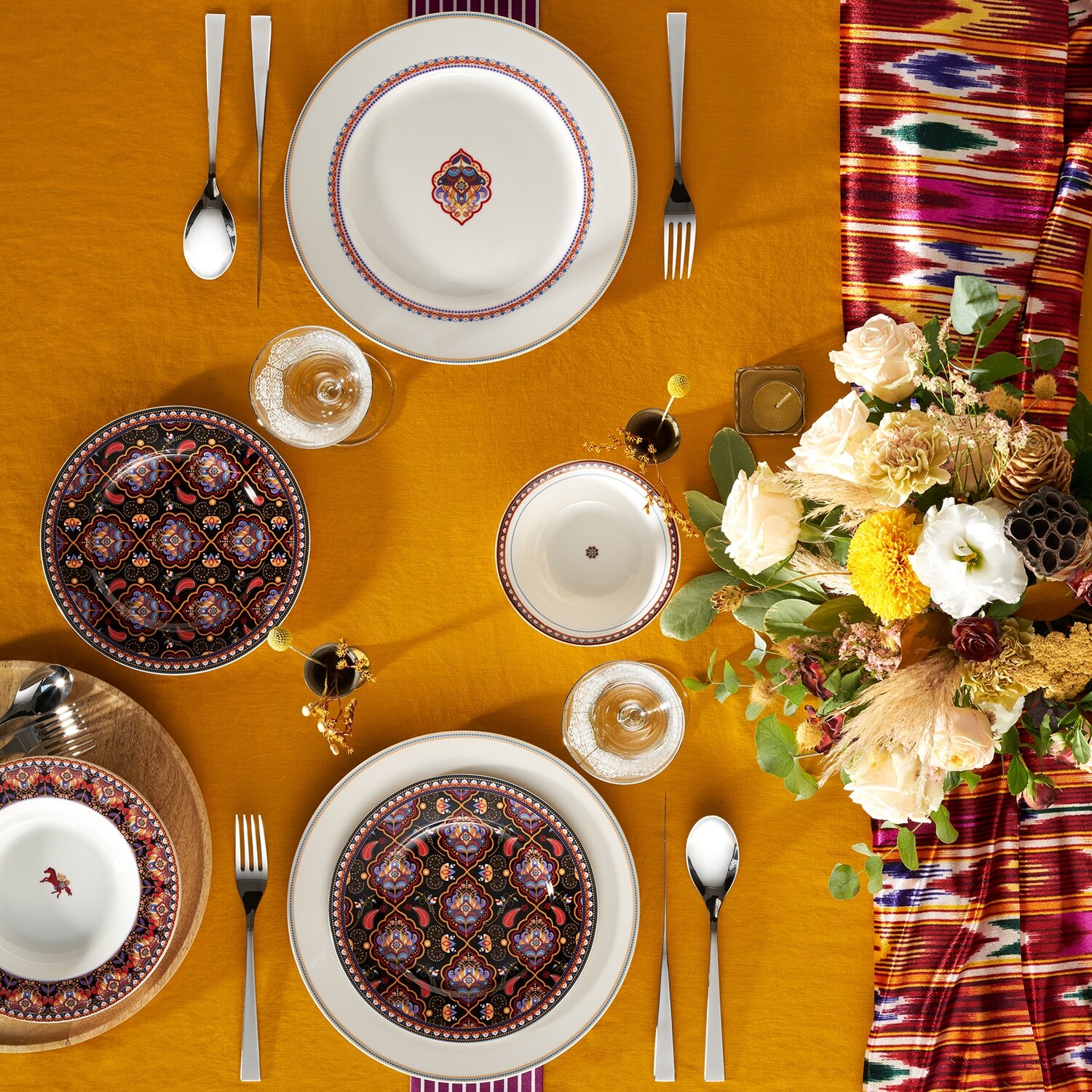 KARACA Agra 6 Person Dinnerware Rnd