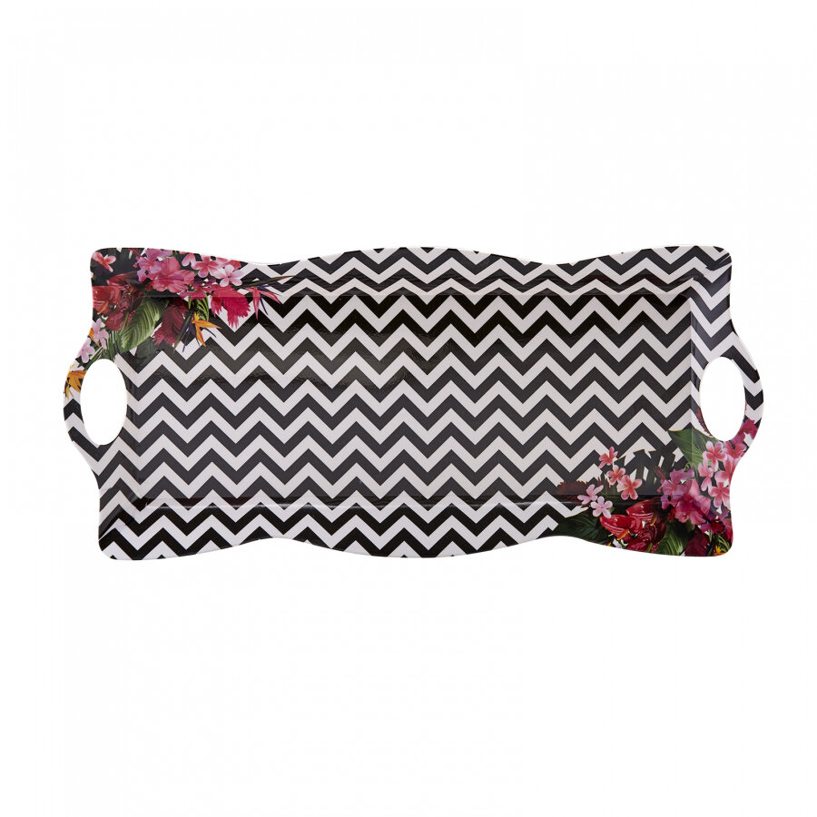 KARACA Black Lines Small Tray