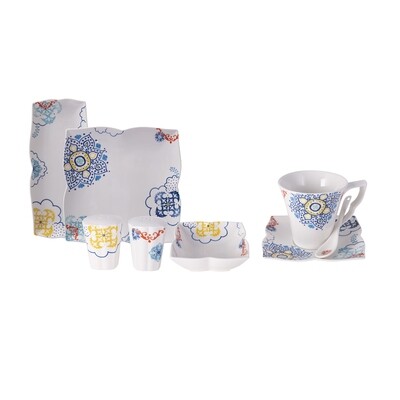 Karaca Monty 32 Pieces Breakfast Set Square Karaca Monty 32 Pieces Breakfast Set Square