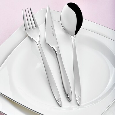 KARACA Cutlery Set X6 3Mm 84 Pieces Elegance With Box