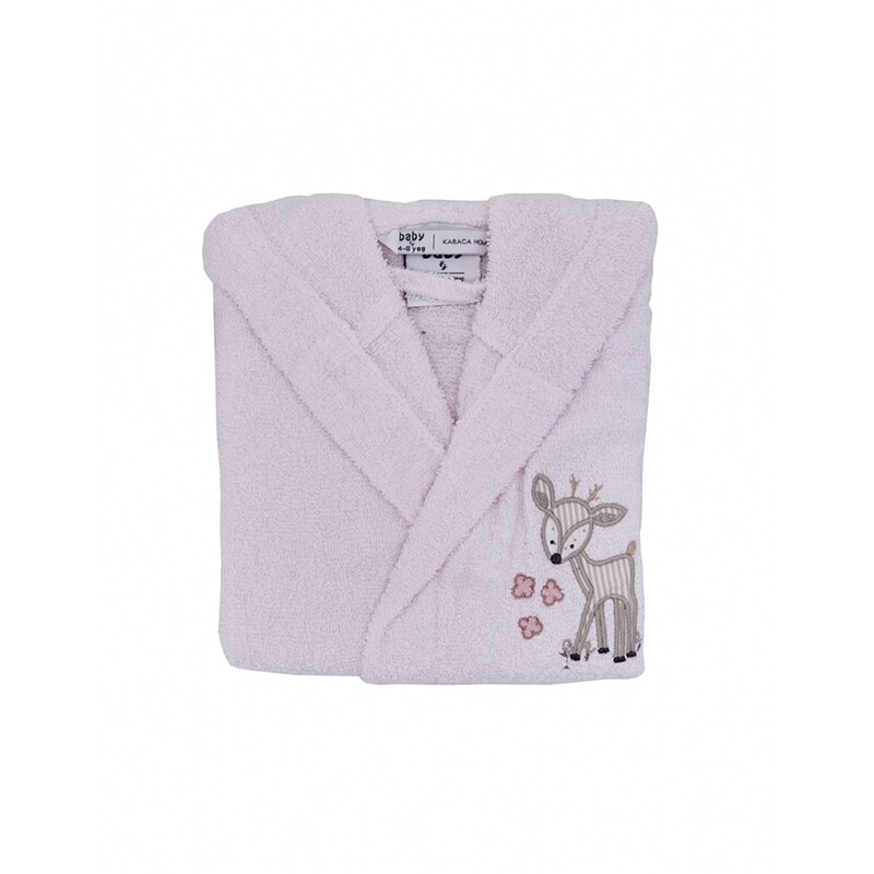 Doe 4-6 Ages Bathrobe-pink