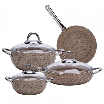 KARACA Avanos Terra Bio Granit 7 Pieces Set