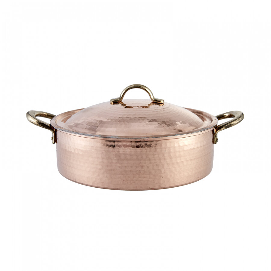 KARACA Mesopotamia Bakir Pilav Copper Pot 24cm