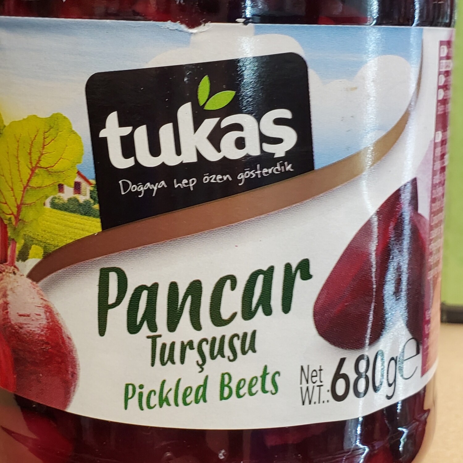 Tukas Kirmizi Pancar Tursusu Pickled Beets 689g In Brine