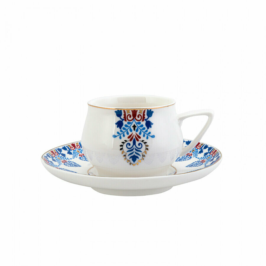 KARACA Relica 6 Person Coffee Cup (Turkish Coffee Set For 6)