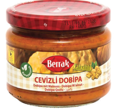 BERRAK Dobipa Sauce with Walnut (Ajvar) 300mL Glass