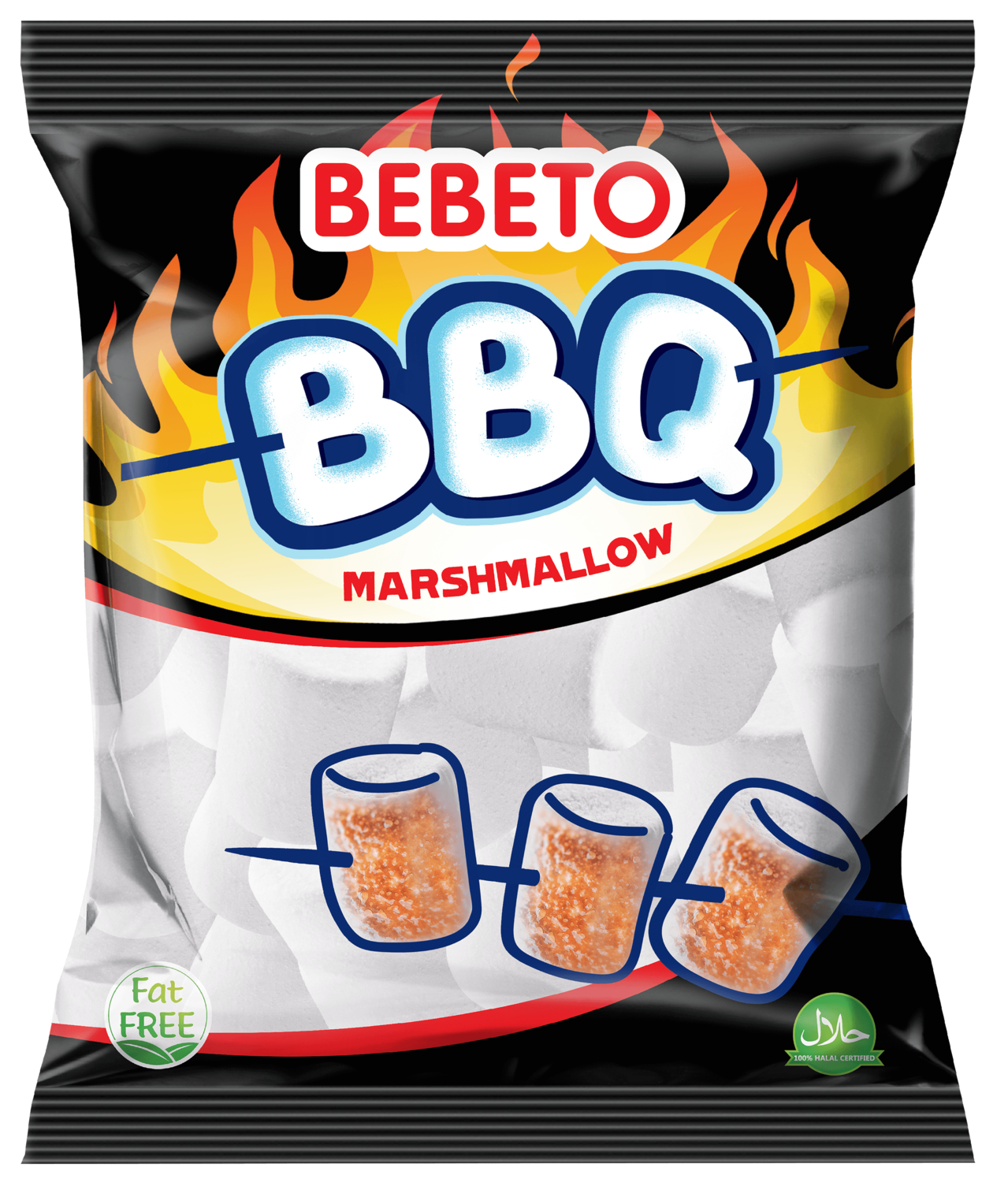 Kervan Bebeto BBQ American Halal Marshmallow Vanilla