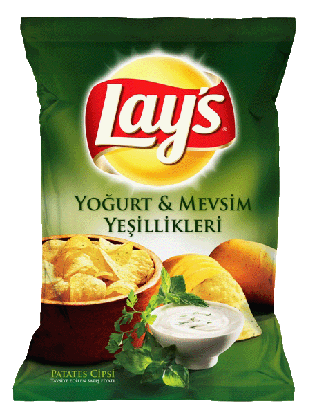 LAYS Yogurt Seasonal Green 105g (Halal) LAYS Yogurt Seasonal Green 105g (Halal)