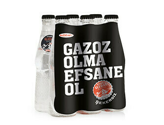ULUDAG GAZOZ SUGAR FREE 250ML GLASS (6 Pack)