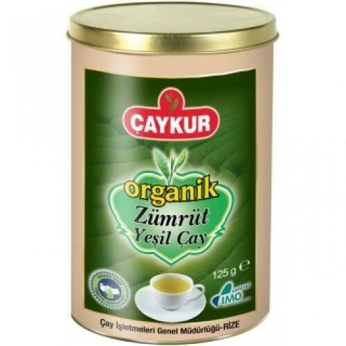 CAYKUR ORGANIC ZUMRUT GREEN TEA 125GR CAN