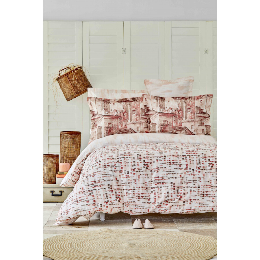 Sarah Anderson Vella Cotton Double Duvet Cover &amp; Pillow Set Cift Kisilik