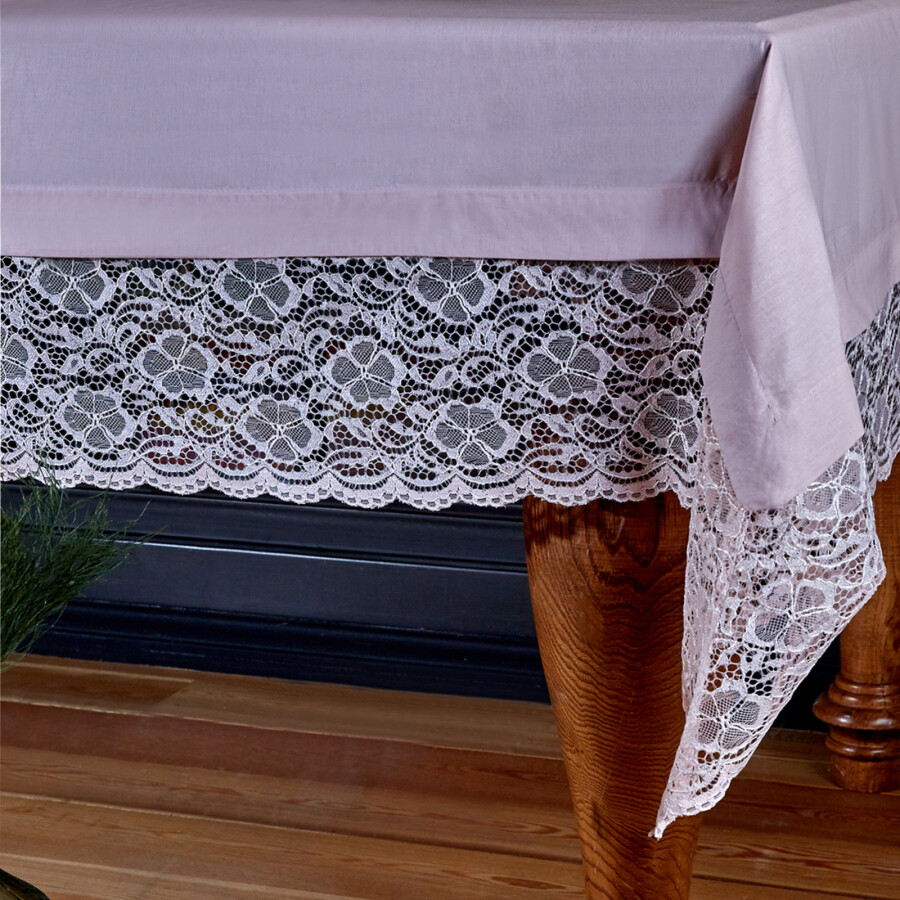 KARACA Home Juliet Powder Lace Tablecloth 160X240cm