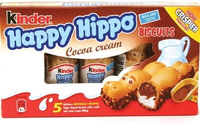 KINDER Happy Hippo Cocoa 20.7g (5 pcs)