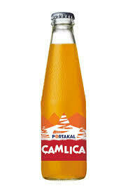 Camlica Turkish Soft Drink Orange Soda 259mL 1 Piece Orange Gazoz