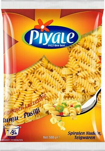 PIYALE Fusilli - Burgu Makarna 500g