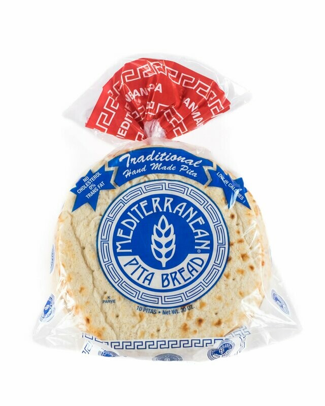 Mediterranean Pita Pide Bread 10pcs 7in