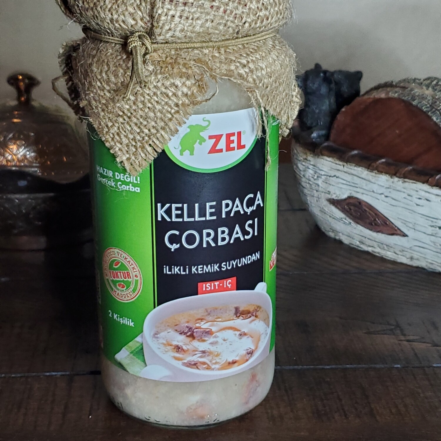 ZEL Kelle Paca Corbasi - Sheep Head &amp; Foot Soup, 480mL - 16.23oz - Halal