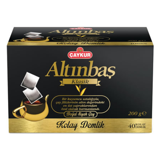 CAYKUR Altinbas Demlik Poset Tea Bag 40Tb 200g