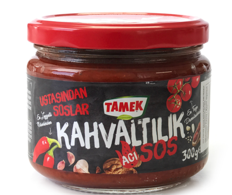 TAMEK Breakfast Sauce Hot 300g Glass