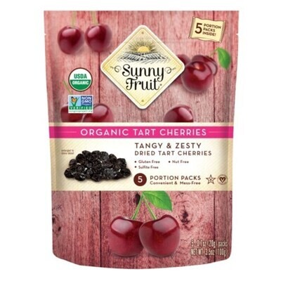 Sunny Fruit Organic Dried Tart Cherries 5X20 Gr) (Dut Kurusu)