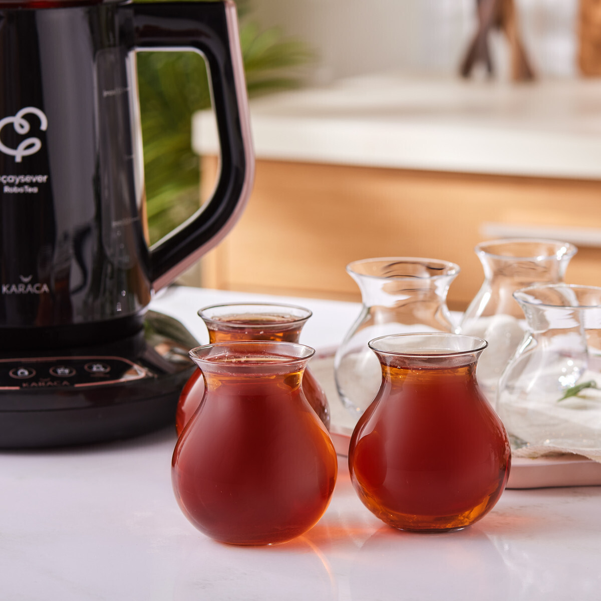 KARACA Refikadan Cakecan 6&#39;Li Tea Glass Set