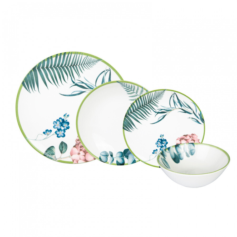 Open Box - KARACA Rosa 19 Pieces Of Dinnerware