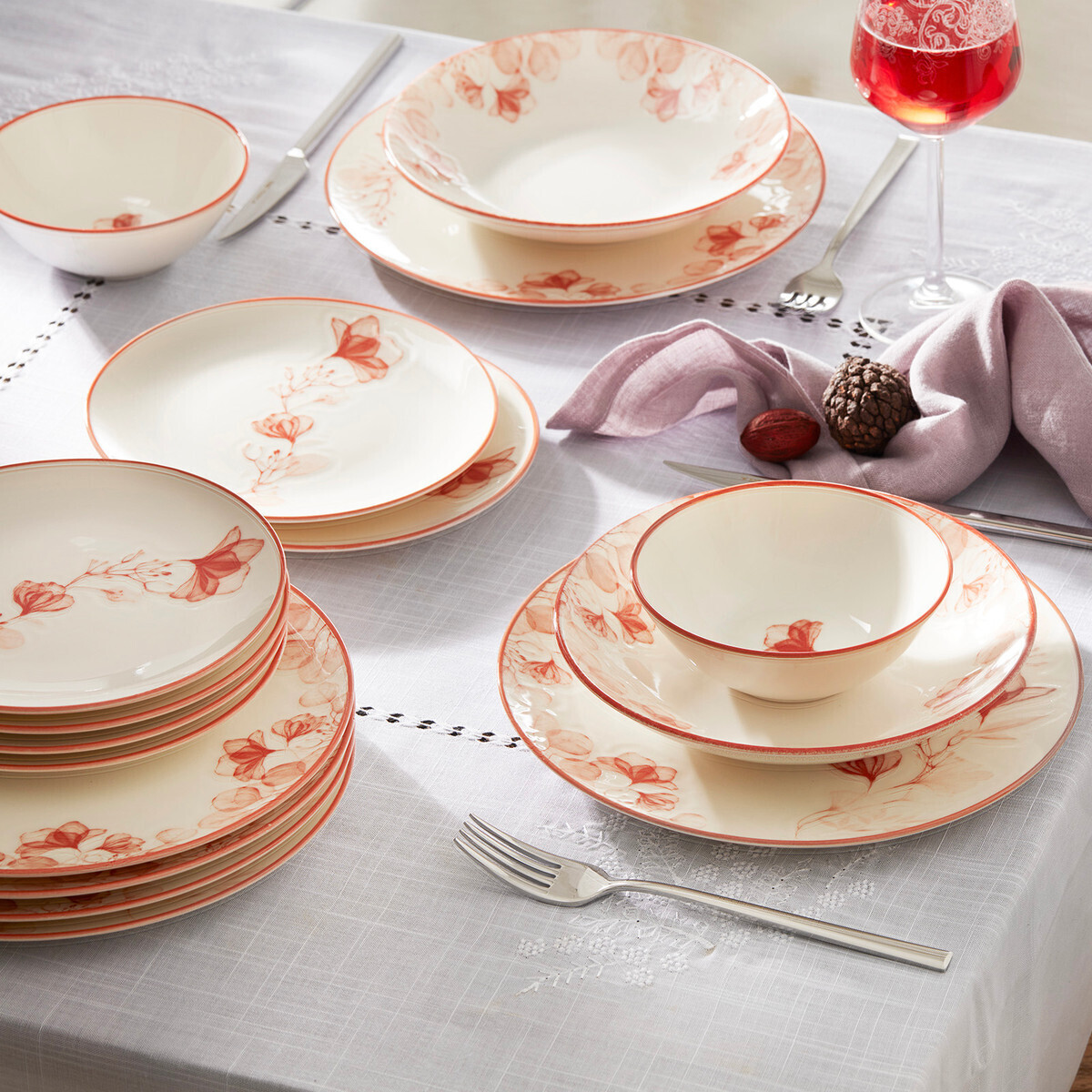 KARACA Fulya 24 Pieces Dinner Set