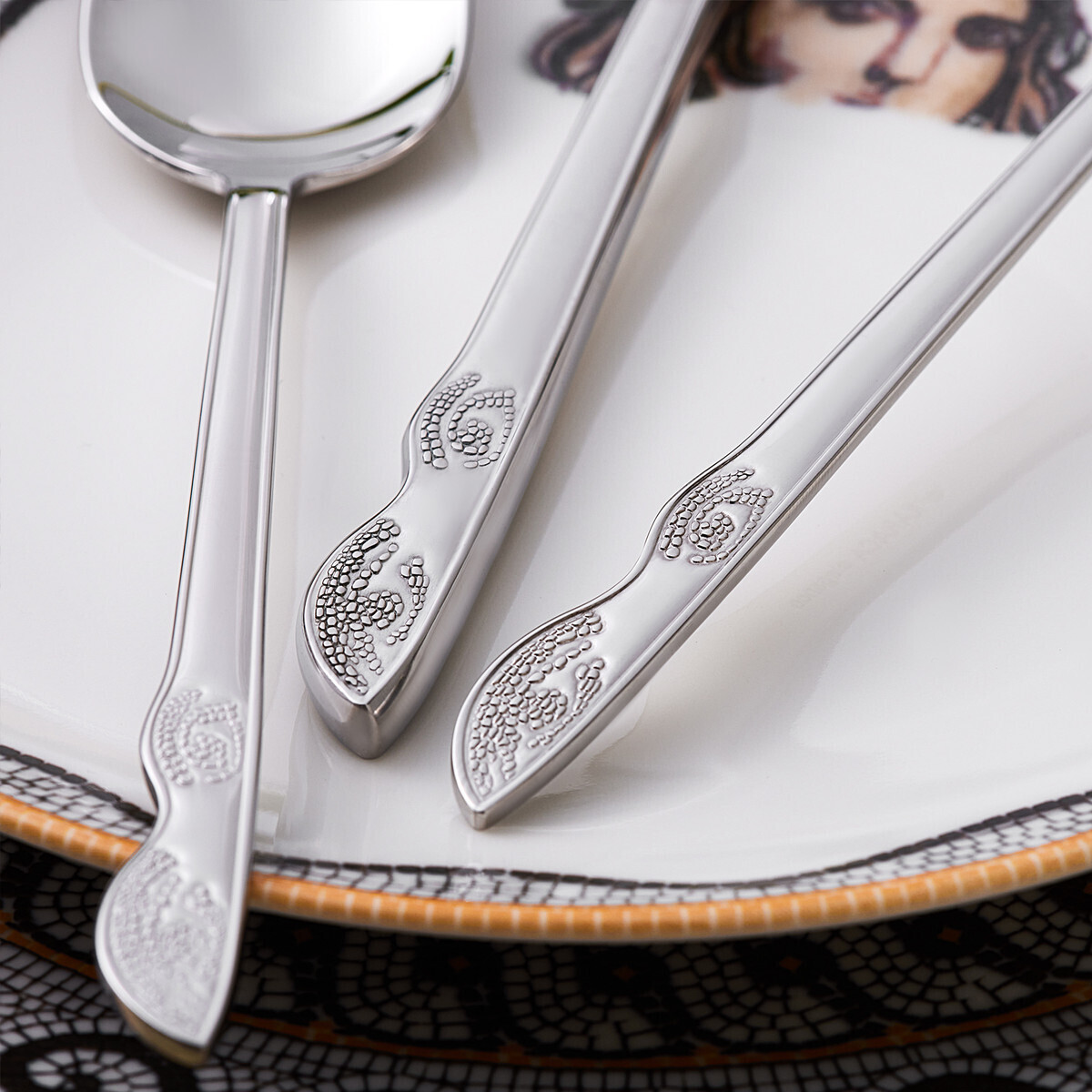 KARACA Zeugma 84 Pieces Cutlery Set Elegance With Box