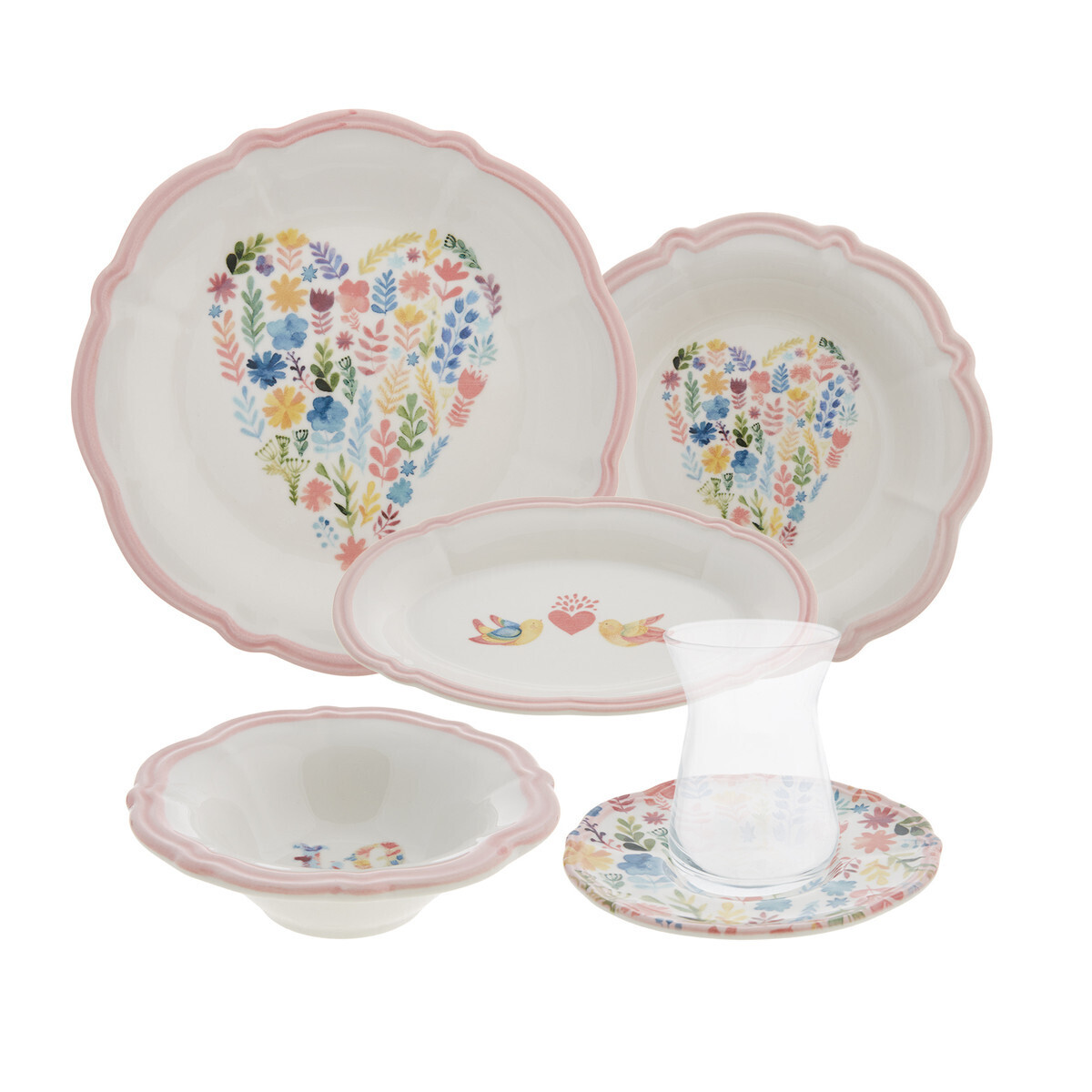 KARACA Bloom 26 Pieces Breakfast Set Rnd