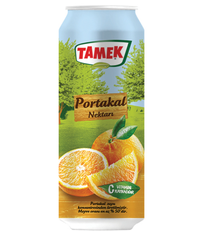 TAMEK Orange Juice 330mL Can
