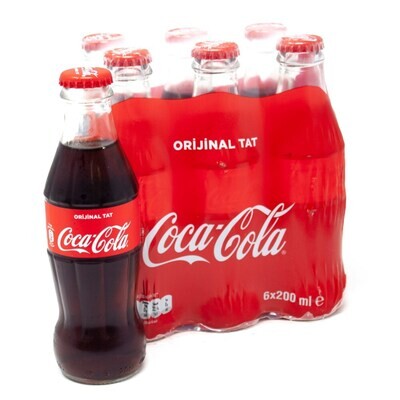 Coca Cola 200ml Glass Bottle Product of Turkey
